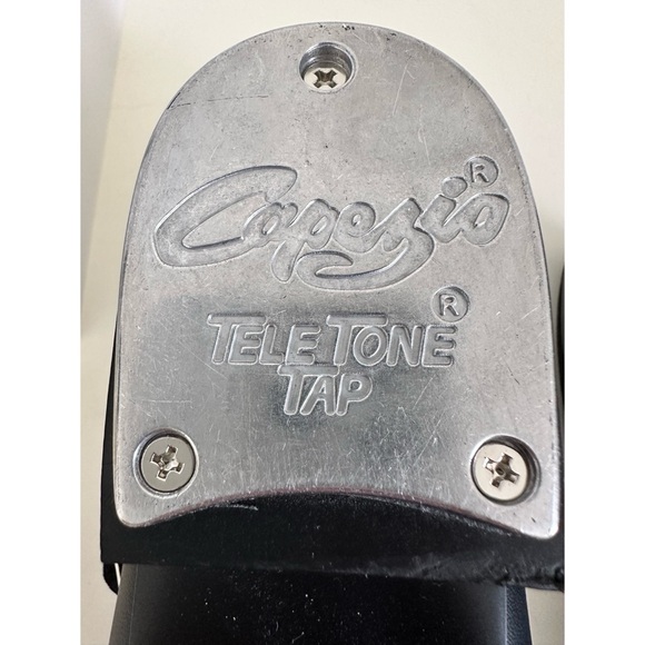 Capezio Women’s 3800 Mary Jane Heeled Buckle Tap Dance Shoes Black Noir Silver - Picture 7 of 9